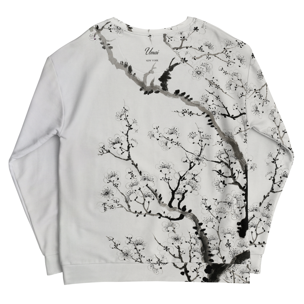 Cherry Bloom [White] • Crewneck Sweatshirt