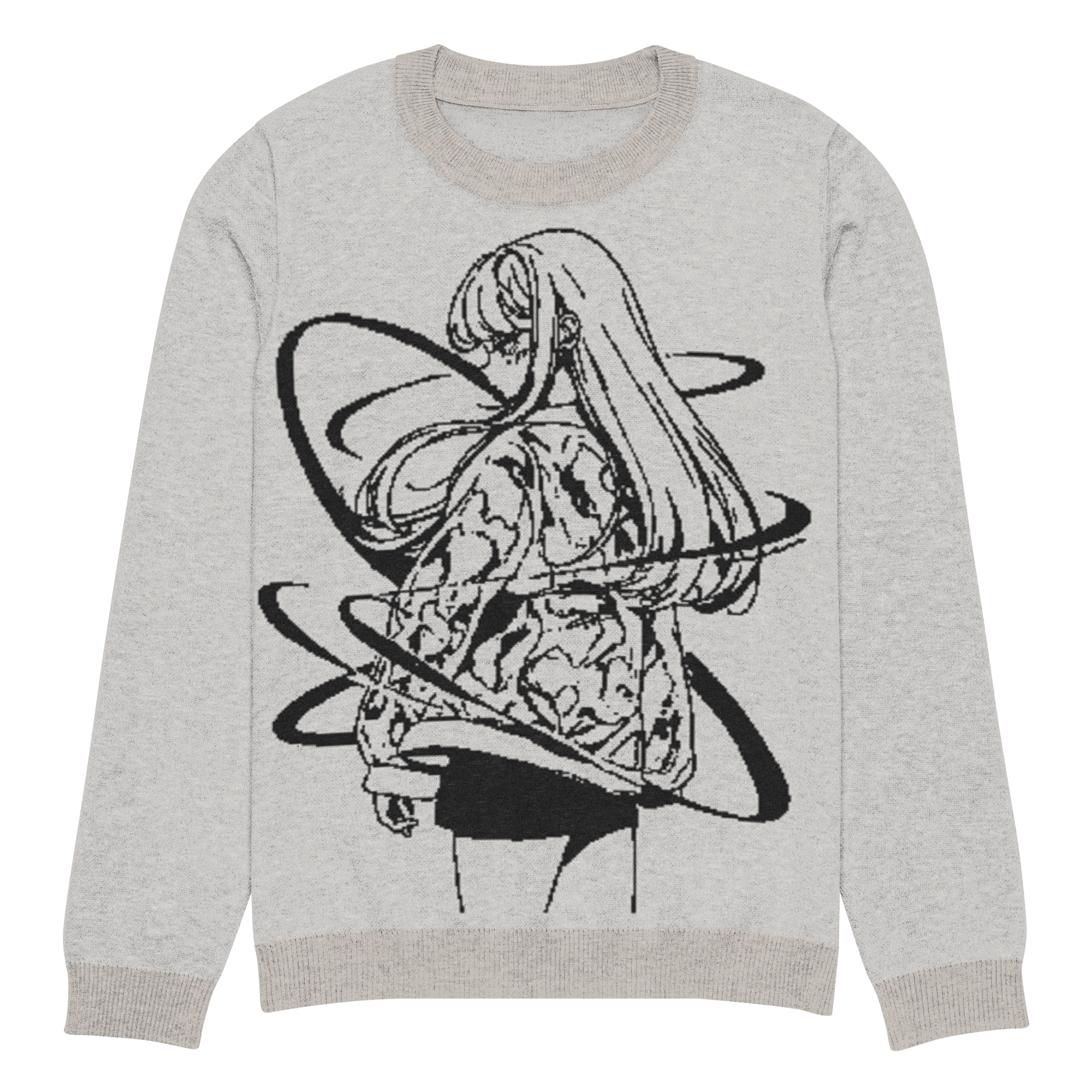 Orbiter • Knitted Crewneck Sweater (Sand)
