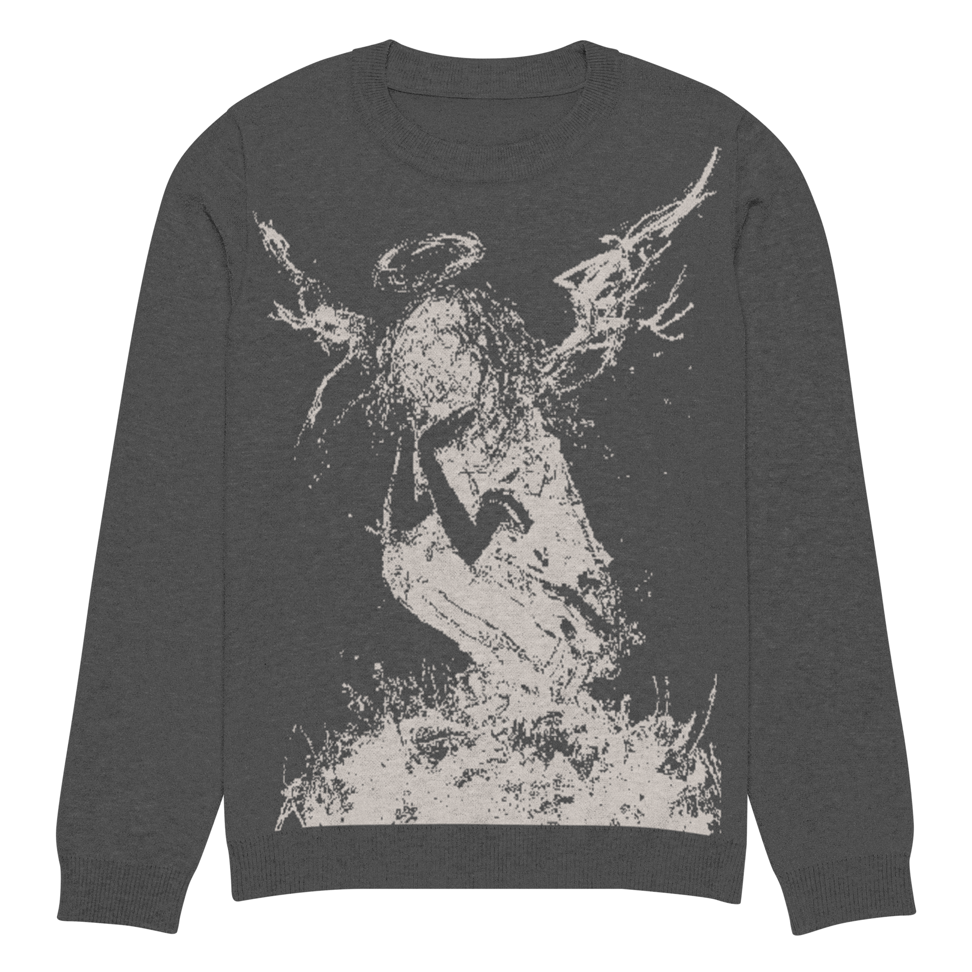 ANGEL_TWO • Knitted Crewneck Sweater