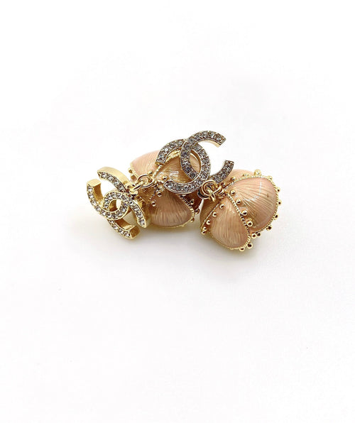 18K  Chanel Flowers Earrings